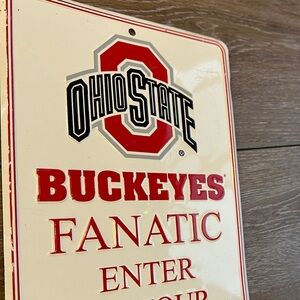 Ohio State Buckeyes Fanatic Sign